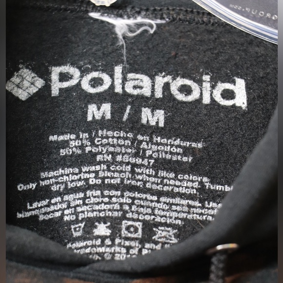 Bleach-dyed Polaroid Hoodie - Picture 3 of 3